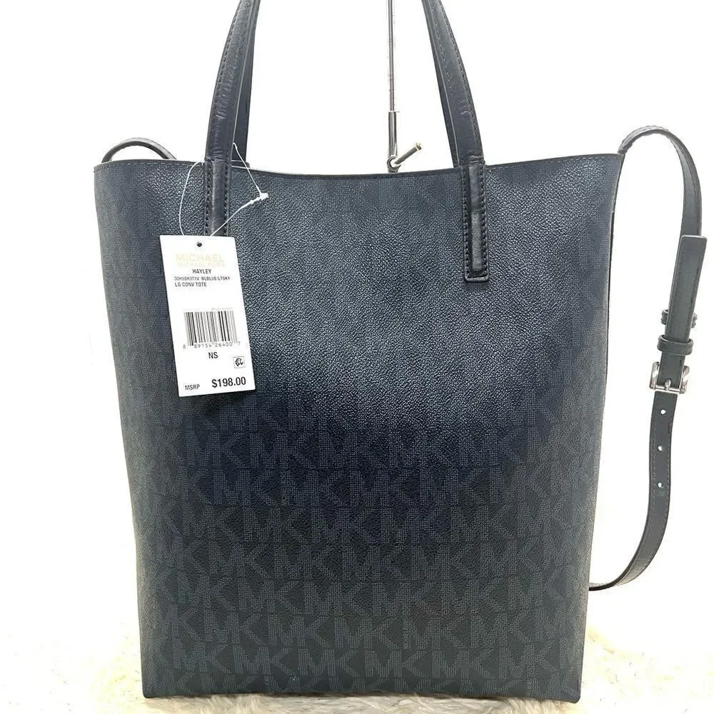 🔥🎁NWT! Michael Kors HAYLEY Tote Handbag NS convertible Large Msrp:$198.00